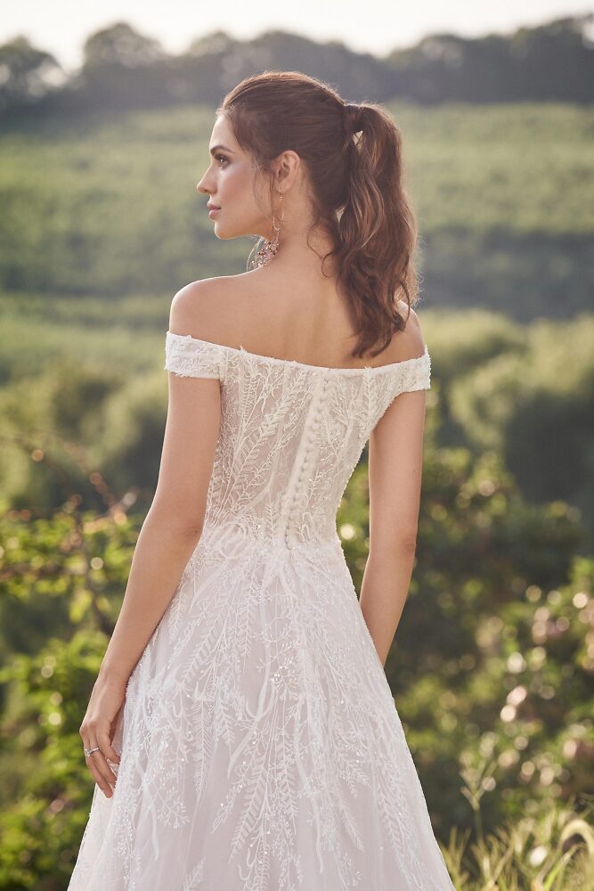 Outlet, Sale Lillian West Bridal dresses -  romantische Boho Hochzeitskleider 8005A: Boho Hochzeitskleid A-Linie