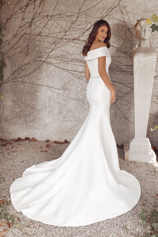 Figurbetont Justin Alexander Brautmode für die moderne Braut 5001A: Hochzeitskleid