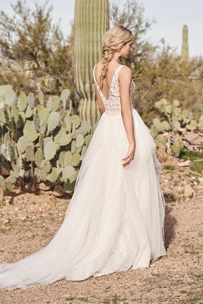 Mix & Match Lillian West Bridal dresses -  romantische Boho Hochzeitskleider 8007B: Hochzeitskleid 