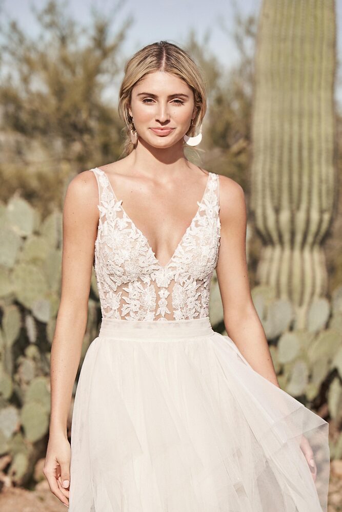 Mix & Match Lillian West Bridal dresses -  romantische Boho Hochzeitskleider 8007C: Hochzeitskleid 