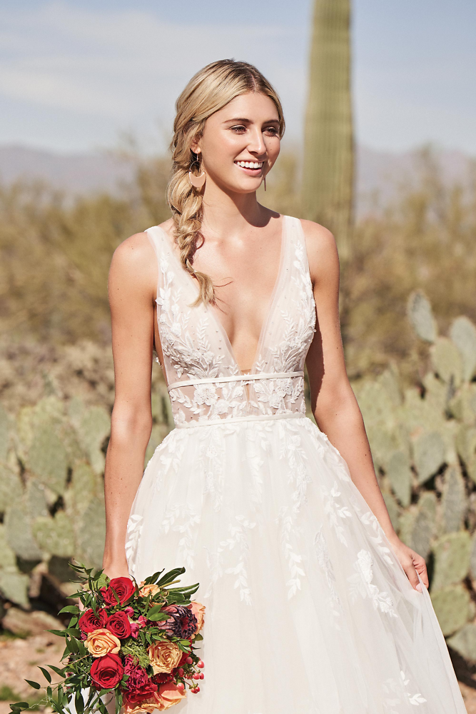 Boho & Vintage Lillian West Bridal dresses -  romantische Boho Hochzeitskleider 8010A: Hochzeitskleid