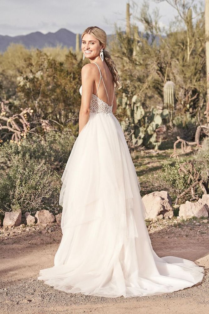 Outlet, Sale Lillian West Bridal dresses -  romantische Boho Hochzeitskleider 8012B: Hochzeitskleid