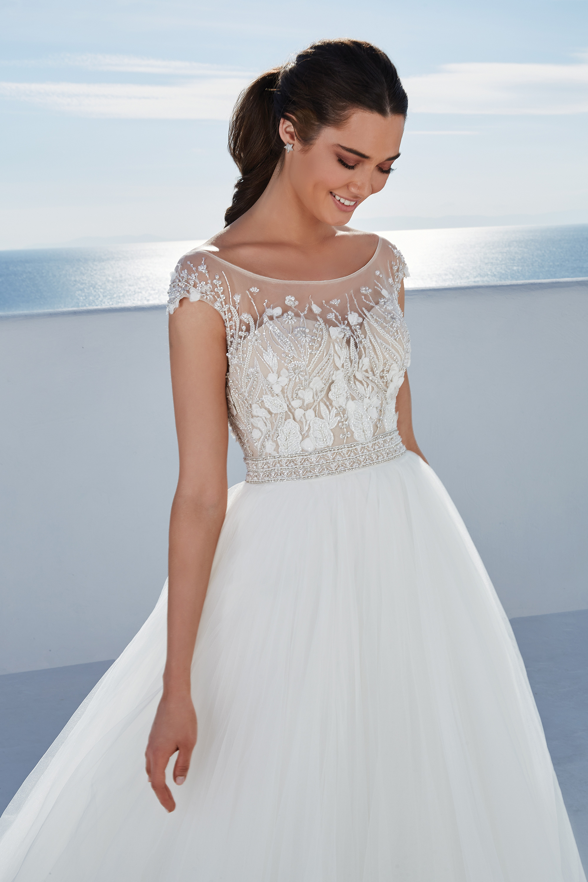 Outlet, Sale Justin Alexander Bridal - Brautmode für die moderne, elegante Braut 5009B Hochzeitskleid