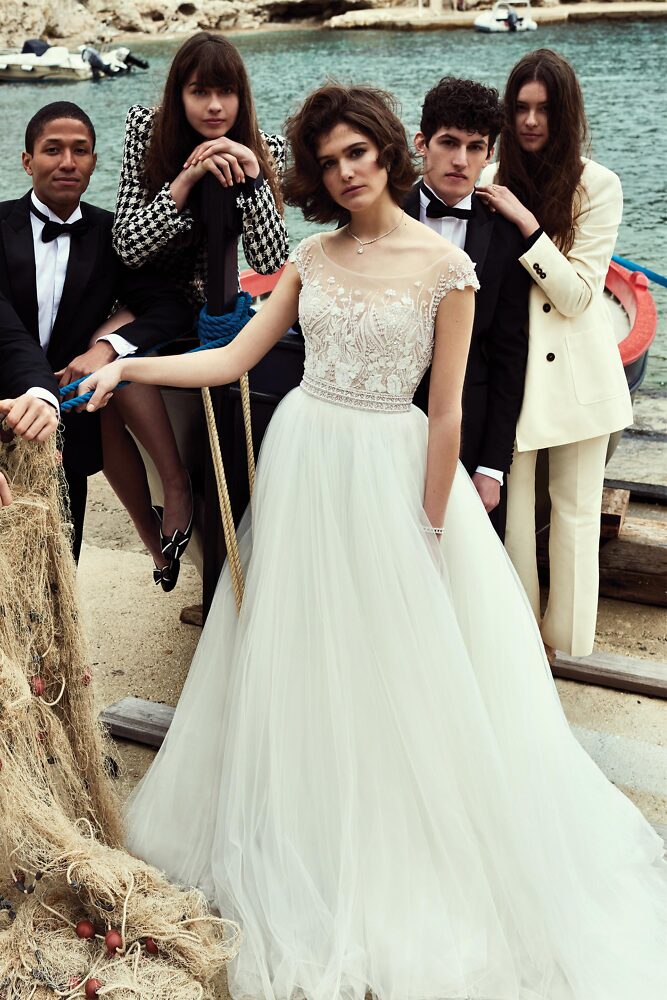 Princess Justin Alexander Brautmode für die moderne Braut 5009D Hochzeitskleid