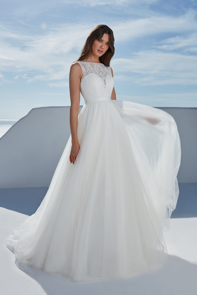 A-Linie Justin Alexander Bridal - Brautmode für die moderne, elegante Braut 5010E: separat erhältlicher Überrock
