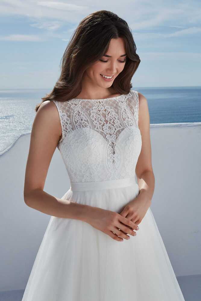 A-Linie Justin Alexander Bridal - Brautmode für die moderne, elegante Braut 5010K: separat erhältlicher Überrock