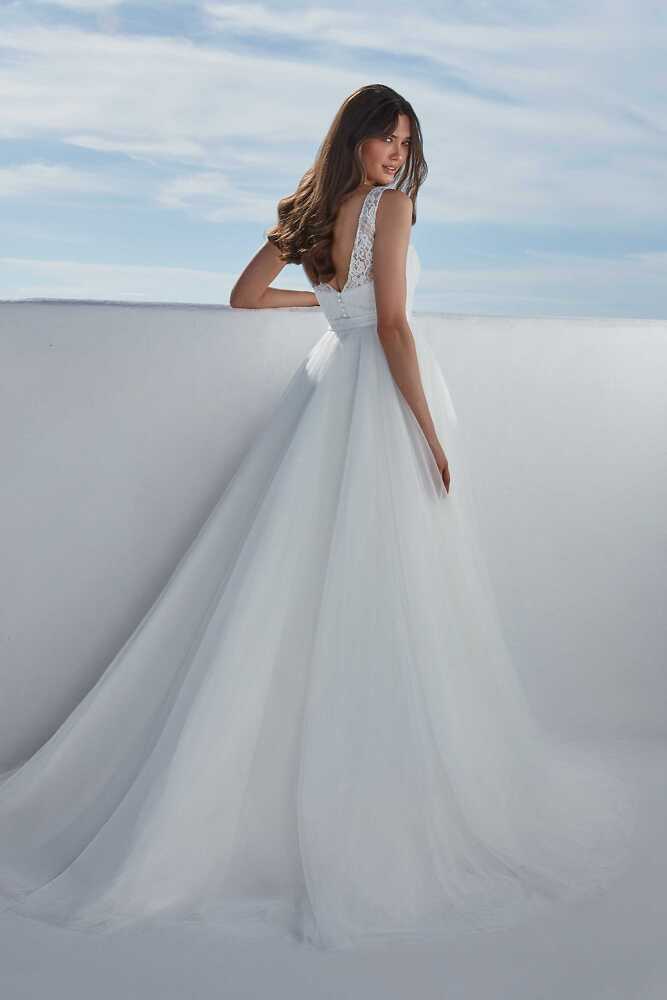 A-Linie Justin Alexander Bridal - Brautmode für die moderne, elegante Braut 5010L: separat erhältlicher Überrock