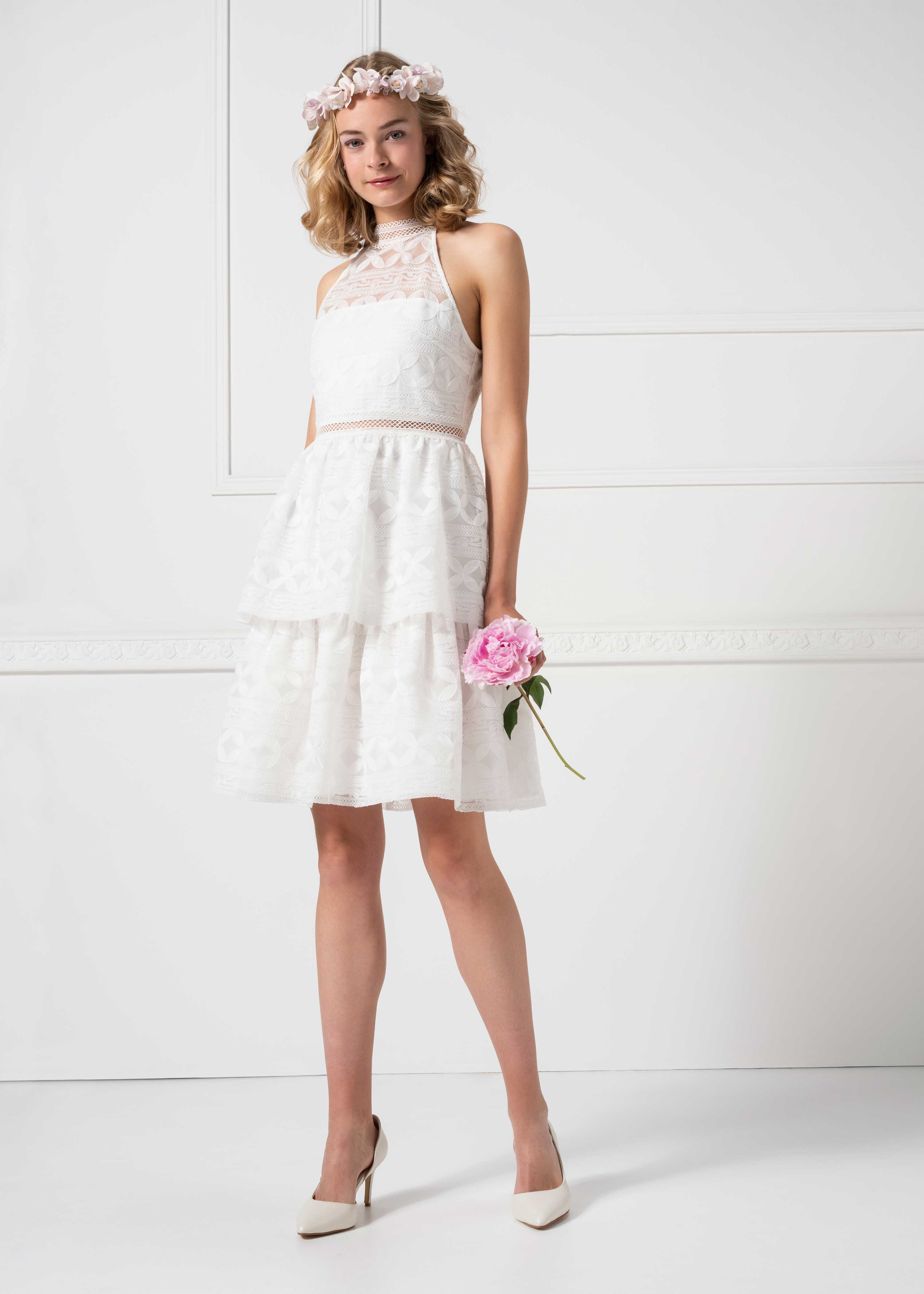 LiebesKleid Brautmode Kurze Kleider, Jumpsuits