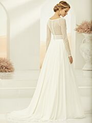 A-Linie Bianco Evento Brautmode, Braut Schuhe und Braut Accessoires 1027A: Hochzeitskleid 