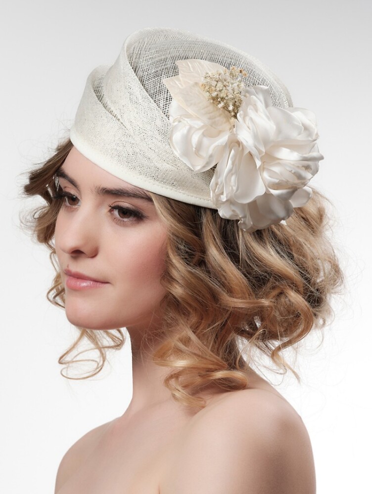 Accessoires Poirier Bridal Brautmode und Braut Accessoires 007 Fascinator von Poirier