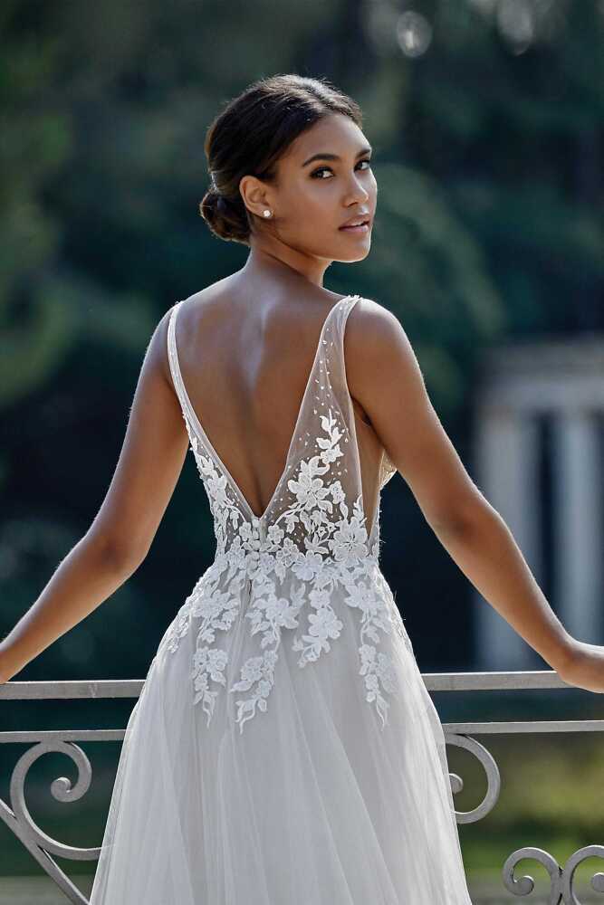 Outlet, Sale Justin Alexander Bridal - Brautmode für die moderne, elegante Braut 5015B Hochzeitskleid