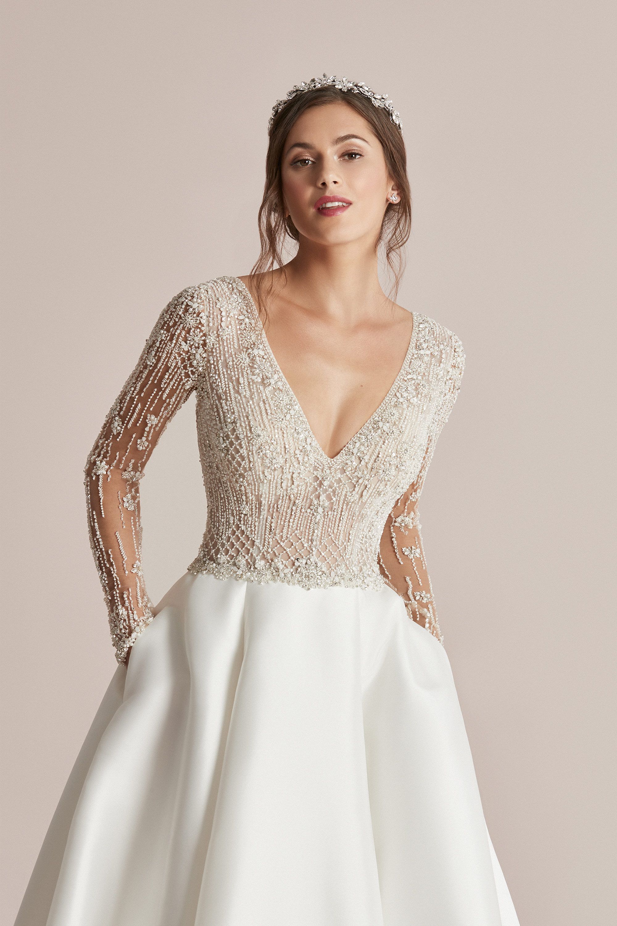 Outlet, Sale Justin Alexander Bridal - Brautmode für die moderne, elegante Braut 5018A Hochzeitskleider