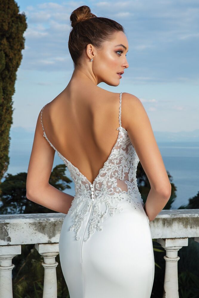 Outlet, Sale Justin Alexander Bridal - Brautmode für die moderne, elegante Braut 5022 Figurbetontes Hochzeitskleid