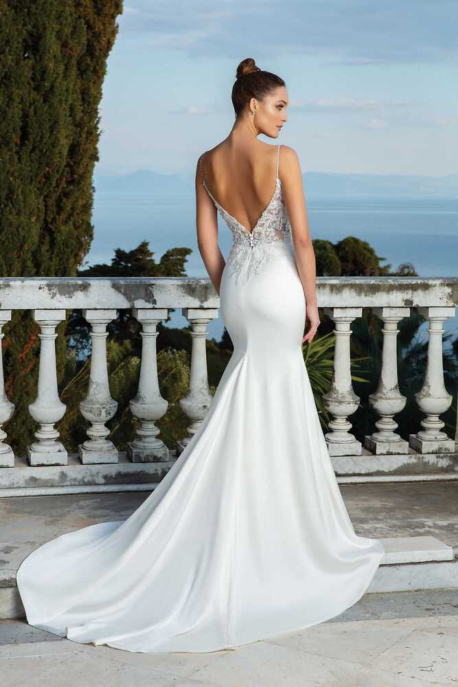 Outlet, Sale Justin Alexander Bridal - Brautmode für die moderne, elegante Braut 5022A Figurbetontes Hochzeitskleid