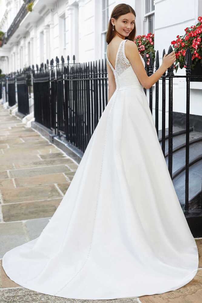 Outlet, Sale Justin Alexander Bridal - Brautmode für die moderne, elegante Braut 5024A Brautkleid A-Linie Adore Justin Alexander