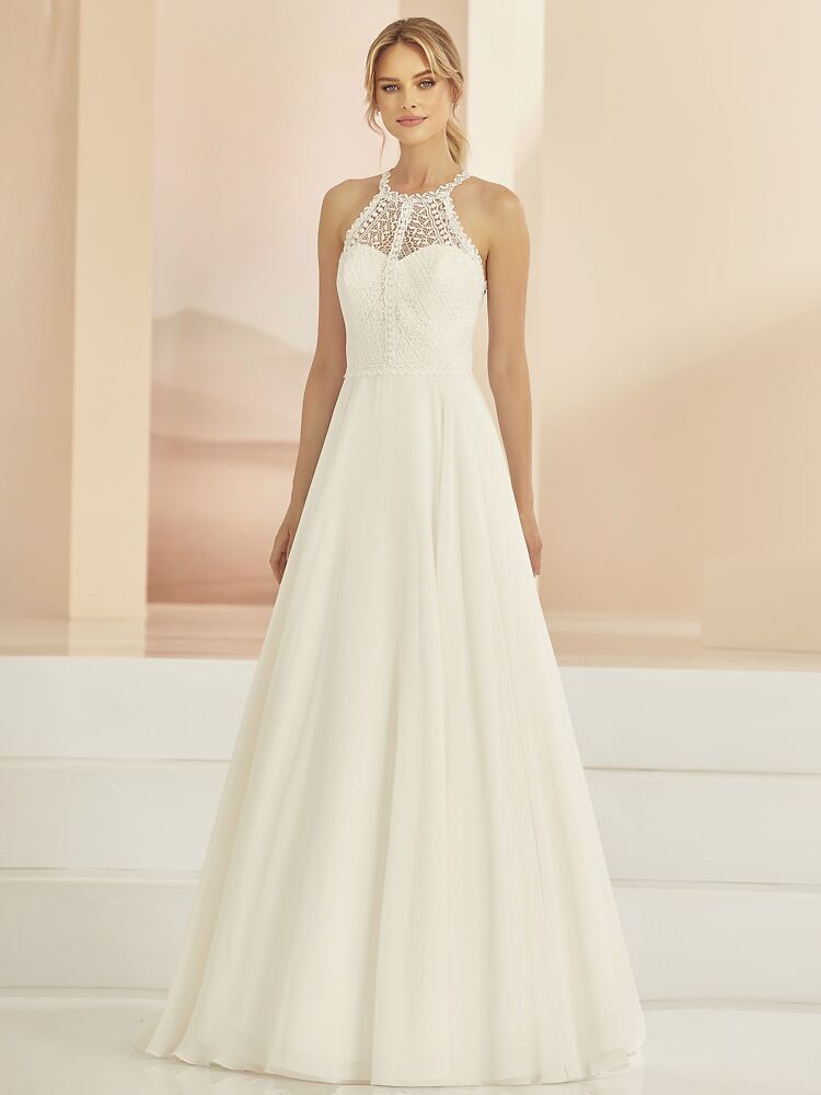 A-Linie Bianco Evento 01001: Hochzeitskleid in A-Linie aus dem Brautkleider Sortiment von Bianco Evento