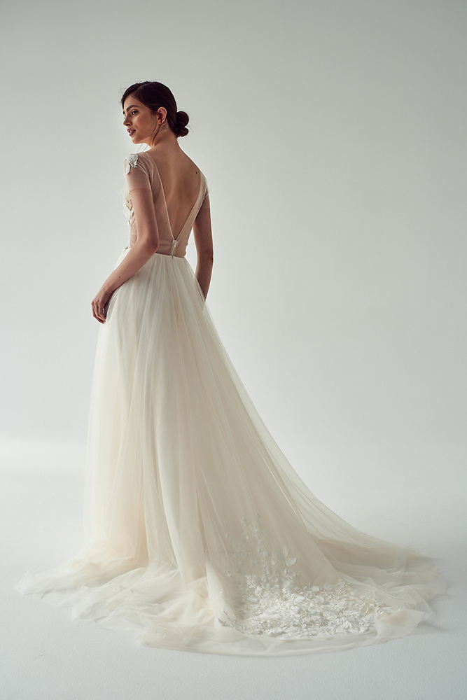 A-Linie MiaLavi Boho, Vintage Brautkleider und Mix&Match 2014D: Boho Hochzeitskleid in Brautmode 