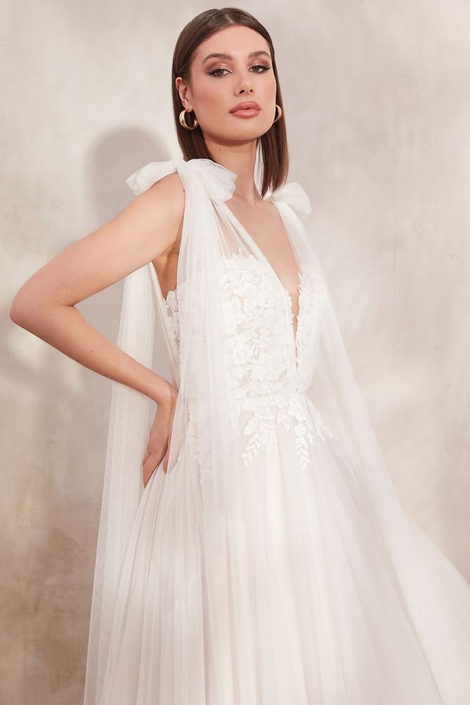 Outlet, Sale Justin Alexander Bridal - Brautmode für die moderne, elegante Braut 5041B Brautkleid wandelbar