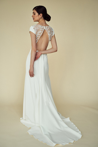 2010 Vintage Brautkleid in schmaler A-Linie