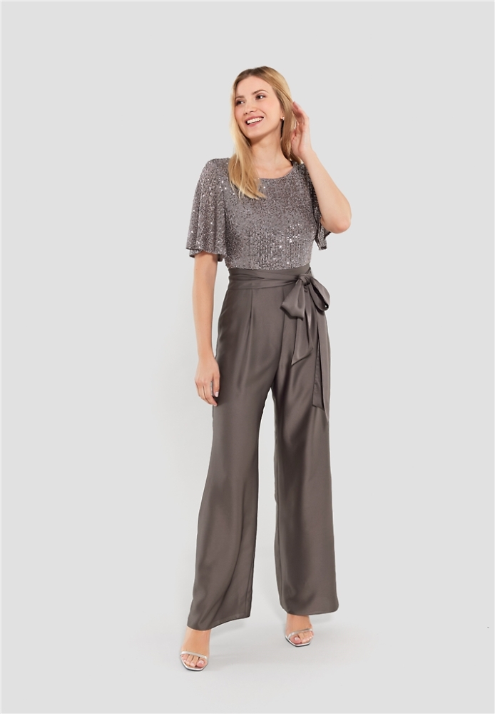 Abendmode SWING/WEISE/Greta&Gretchen Festmode  135B Jumpsuit Material Mix