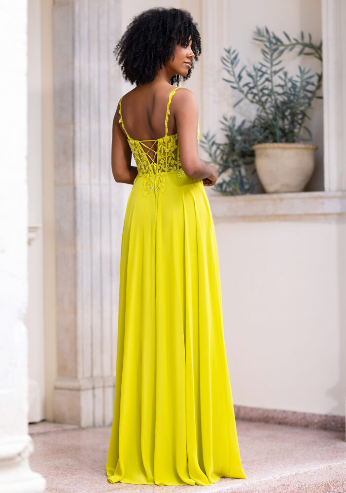 Abendmode Christian Köhlert Abendkleider 0007CKB Abendkleid in Citrus Green