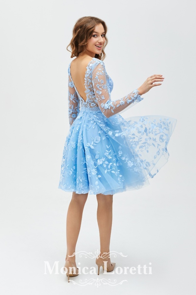 Abendmode Monica Loretti Brautmode - Hochzeitskleid in italienischem Design 07035C Brautkleid / Partykleid