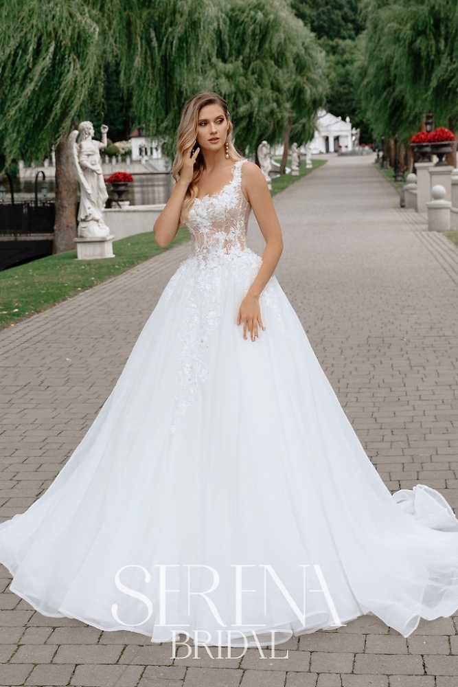 Princess Monica Loretti Brautmode - Hochzeitskleid in italienischem Design 07037 Brautkleid 