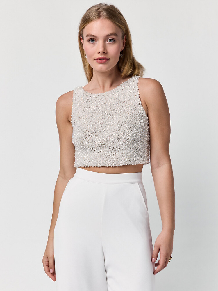 Mix & Match Poirier Bridal Brautmode und Braut Accessoires 6002 Perlentop