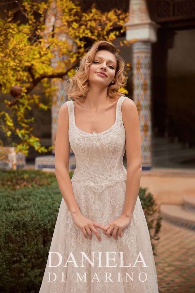 Mix & Match Monica Loretti Brautmode - Hochzeitskleid in italienischem Design 07043B Brautkleid 