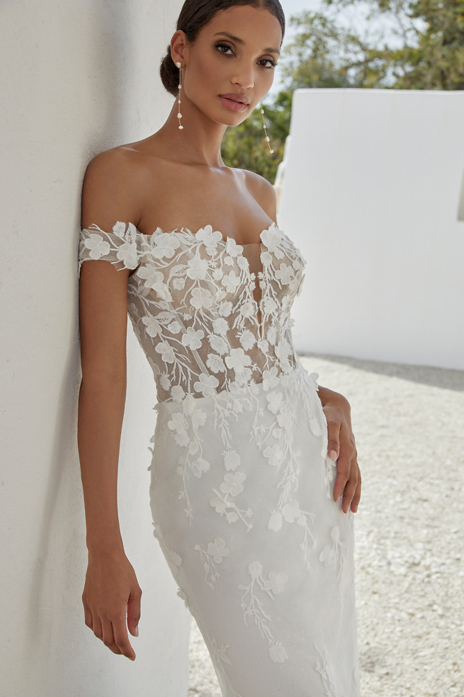 Figurbetont Justin Alexander Bridal - Brautmode für die moderne, elegante Braut 05019A:  Brautkleid Justin Alexander 