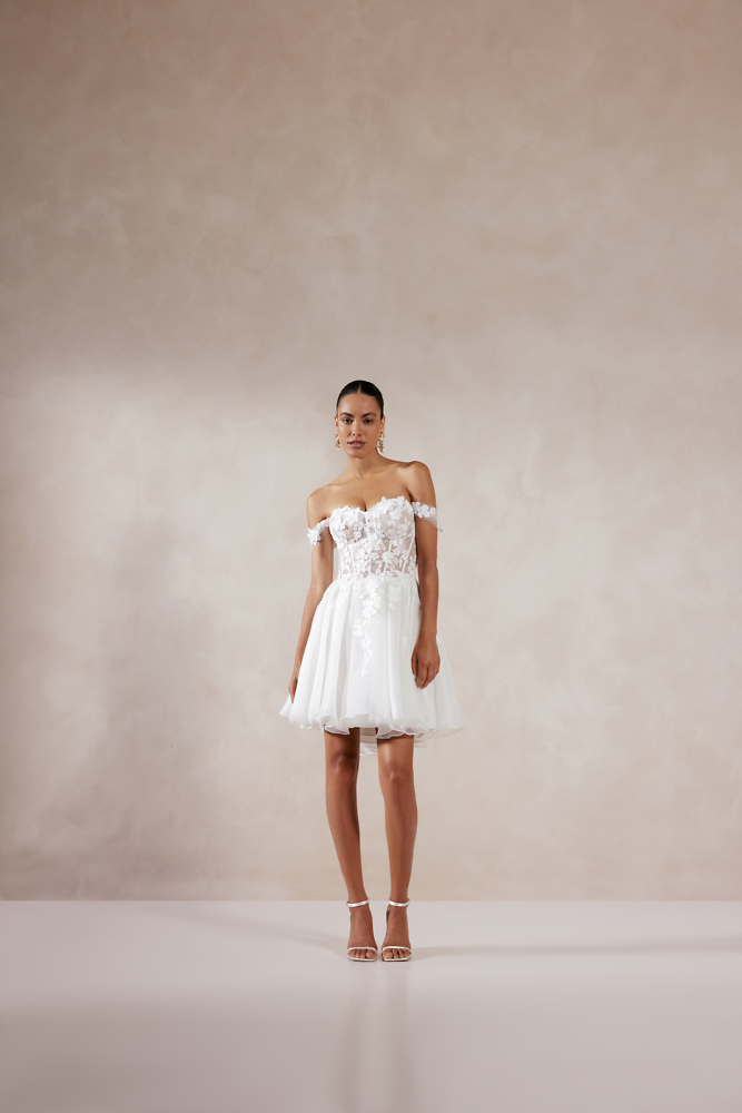 Kurze Kleider, Jumpsuits, Umstandskleider Justin Alexander Bridal - Brautmode für die moderne, elegante Braut 05020A:  Brautkleid Adore Justin Alexander 