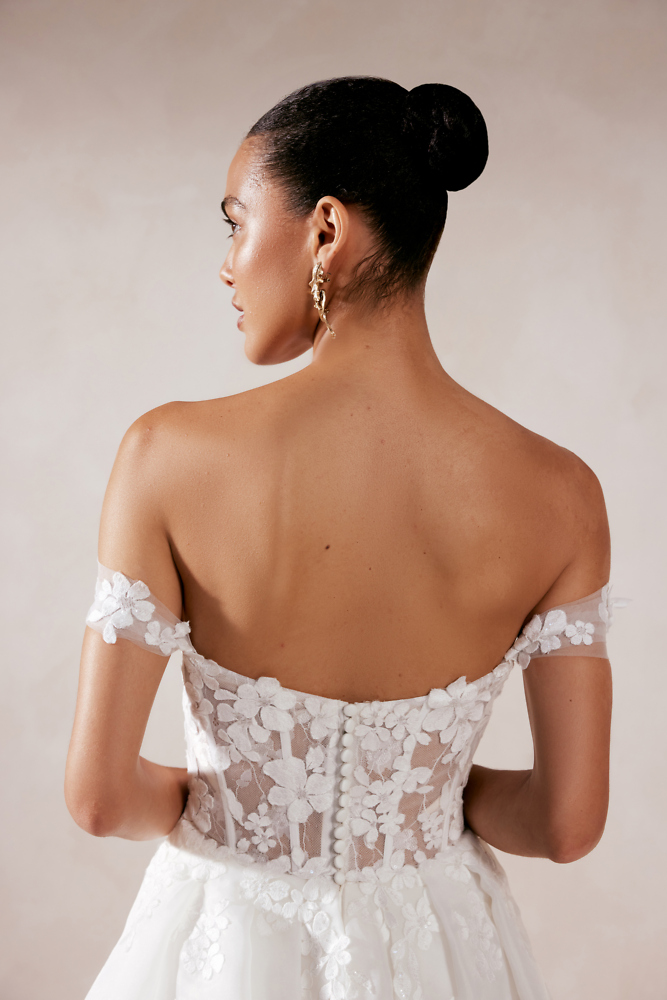 Kurze Kleider, Jumpsuits, Umstandskleider Justin Alexander Bridal - Brautmode für die moderne, elegante Braut 05020B:  Brautkleid Adore Justin Alexander 