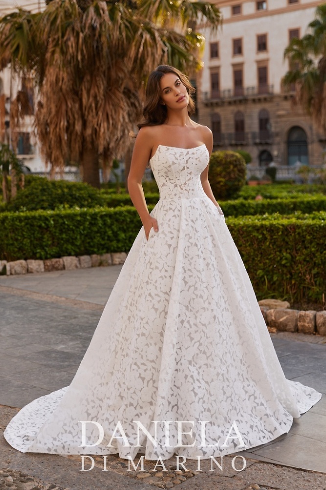 Princess Monica Loretti Brautmode - Hochzeitskleid in italienischem Design 07060 Brautkleid Prinzessin 