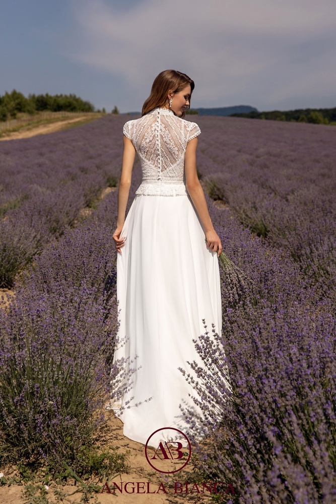 Mix & Match Monica Loretti Brautmode - Hochzeitskleid in italienischem Design 07062A Bolero / Oberteil Daniela di Marino