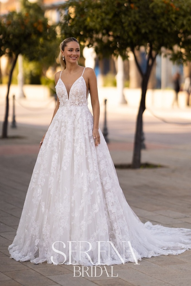 Princess Monica Loretti Brautmode - Hochzeitskleid in italienischem Design 07064 Brautkleid Prinzessin