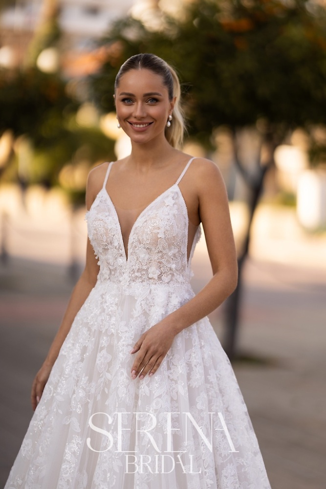 Princess Monica Loretti Brautmode - Hochzeitskleid in italienischem Design 07064B Brautkleid Prinzessin