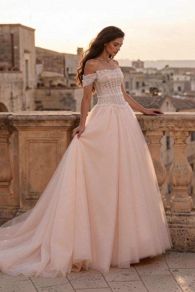 Princess Monica Loretti Brautmode - Hochzeitskleid in italienischem Design 07068 Brautkleid Prinzessin