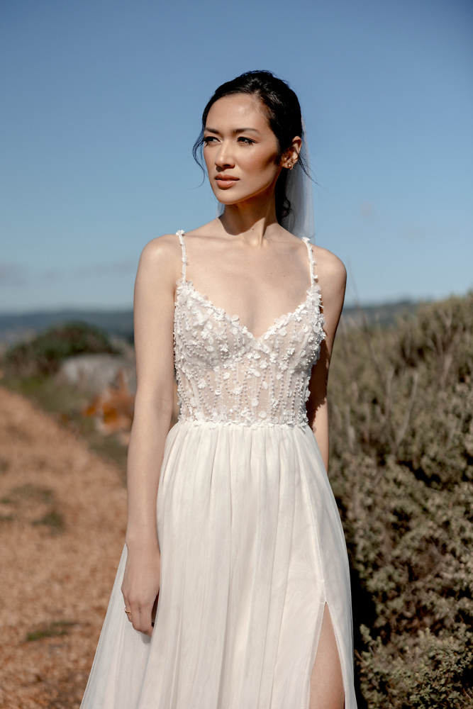 A-Linie Justin Alexander Bridal - Brautmode für die moderne, elegante Braut 05028 A-Linie Brautkleid mit Softtüll