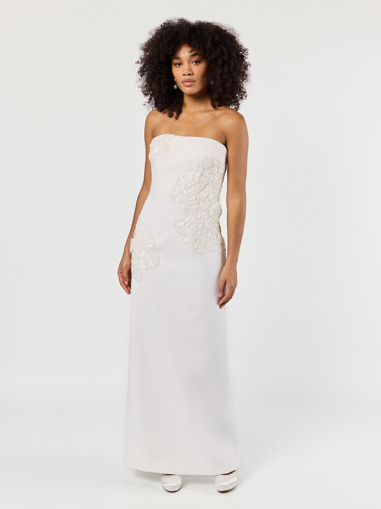Figurbetont Poirier Bridal Brautmode und Braut Accessoires 06008 Hochzeitskleid fit&flare