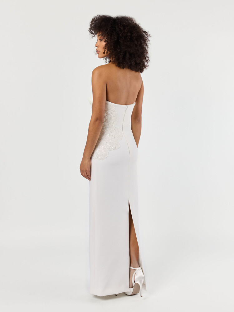 Figurbetont Poirier Bridal Brautmode und Braut Accessoires 06008B Hochzeitskleid fit&flare